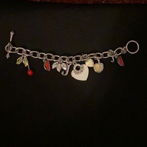 Juicy Coulture silver charm bracelet